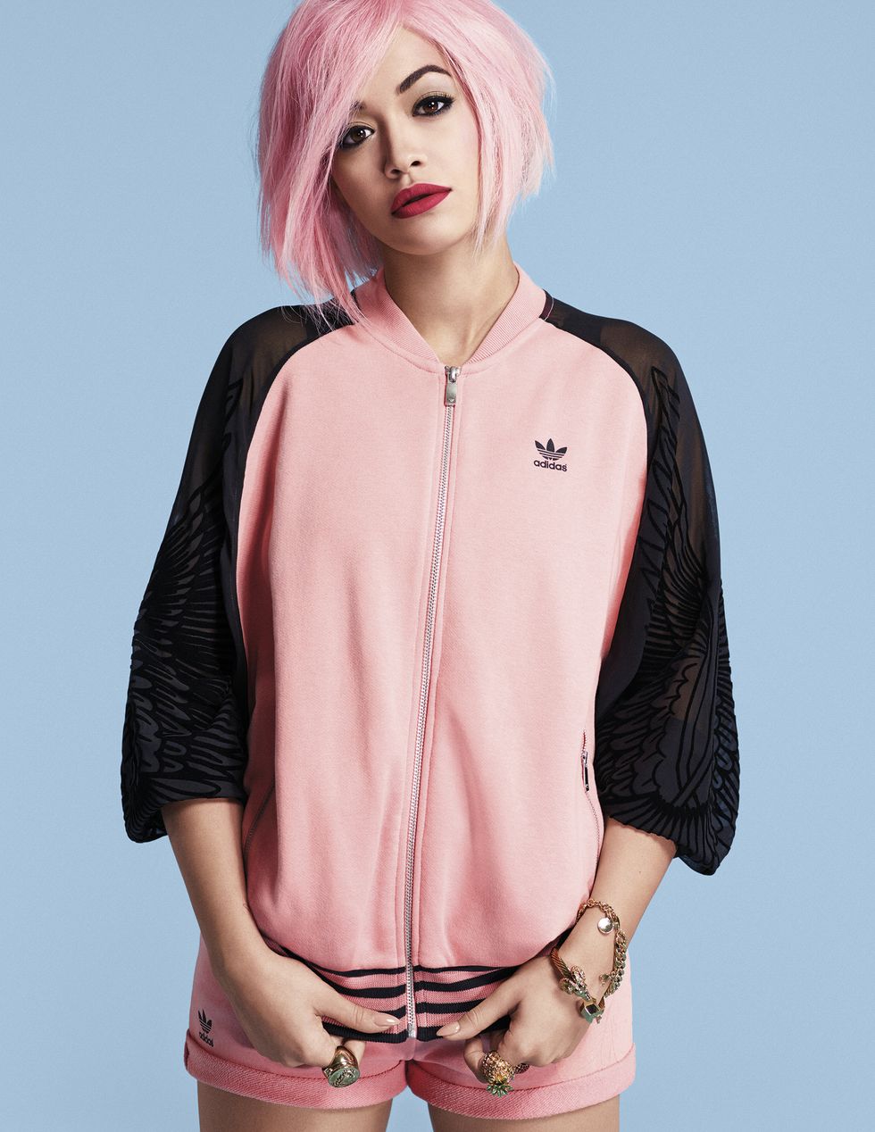 Rita Ora modelling her Adidas Originals collection