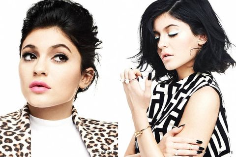 Kylie Jenner Tries A New Look With 60s Mod Inspired Makeup