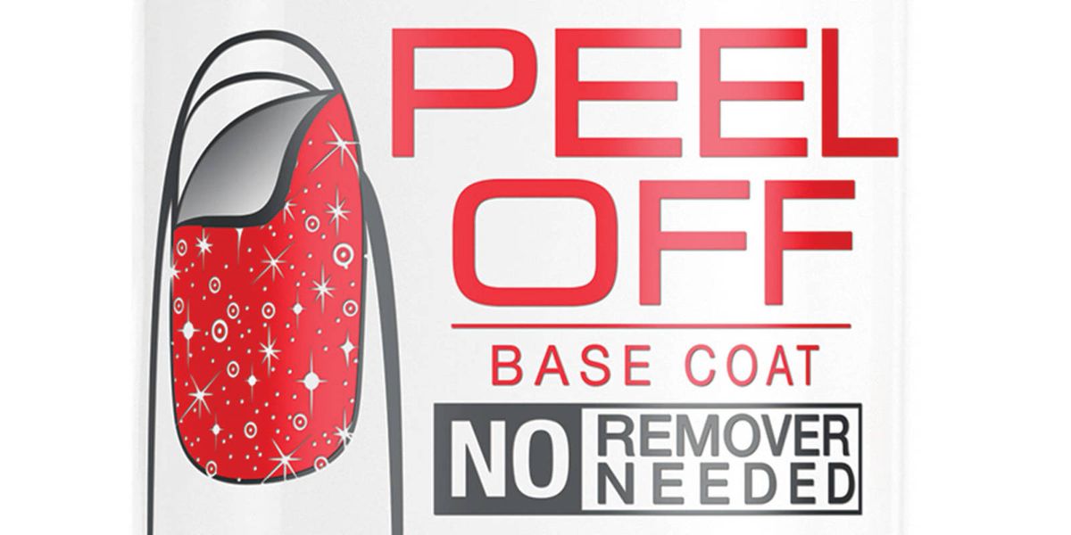 Peel Off Base Coat - Removes glitter nail polish