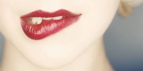 10 bad beauty habits that are ruining your makeup - biting lips - beauty tips - Cosmopolitan.co.uk