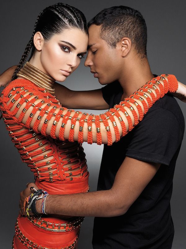 Kendall Jenner in Balmain for Sunday Times Style magazine