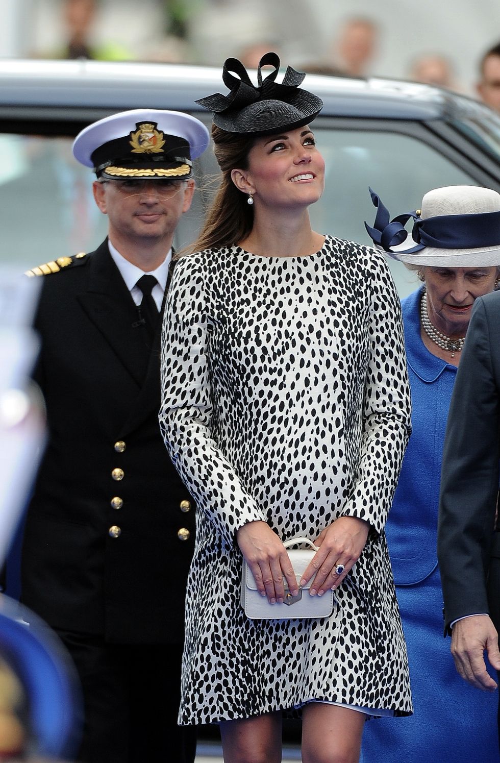 Kate Middleton wearing Max Mara leopard print dress