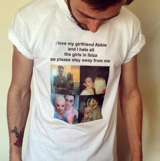 Hilarious Ibiza tshirt for boyfriend on lads holiday