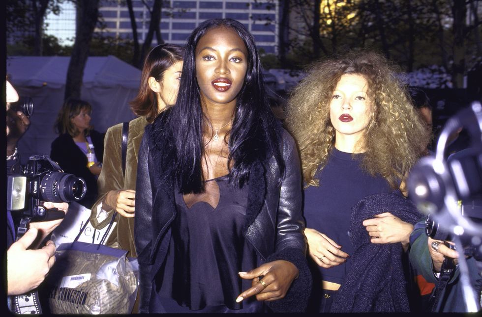 Naomi Campbell and Kate Moss