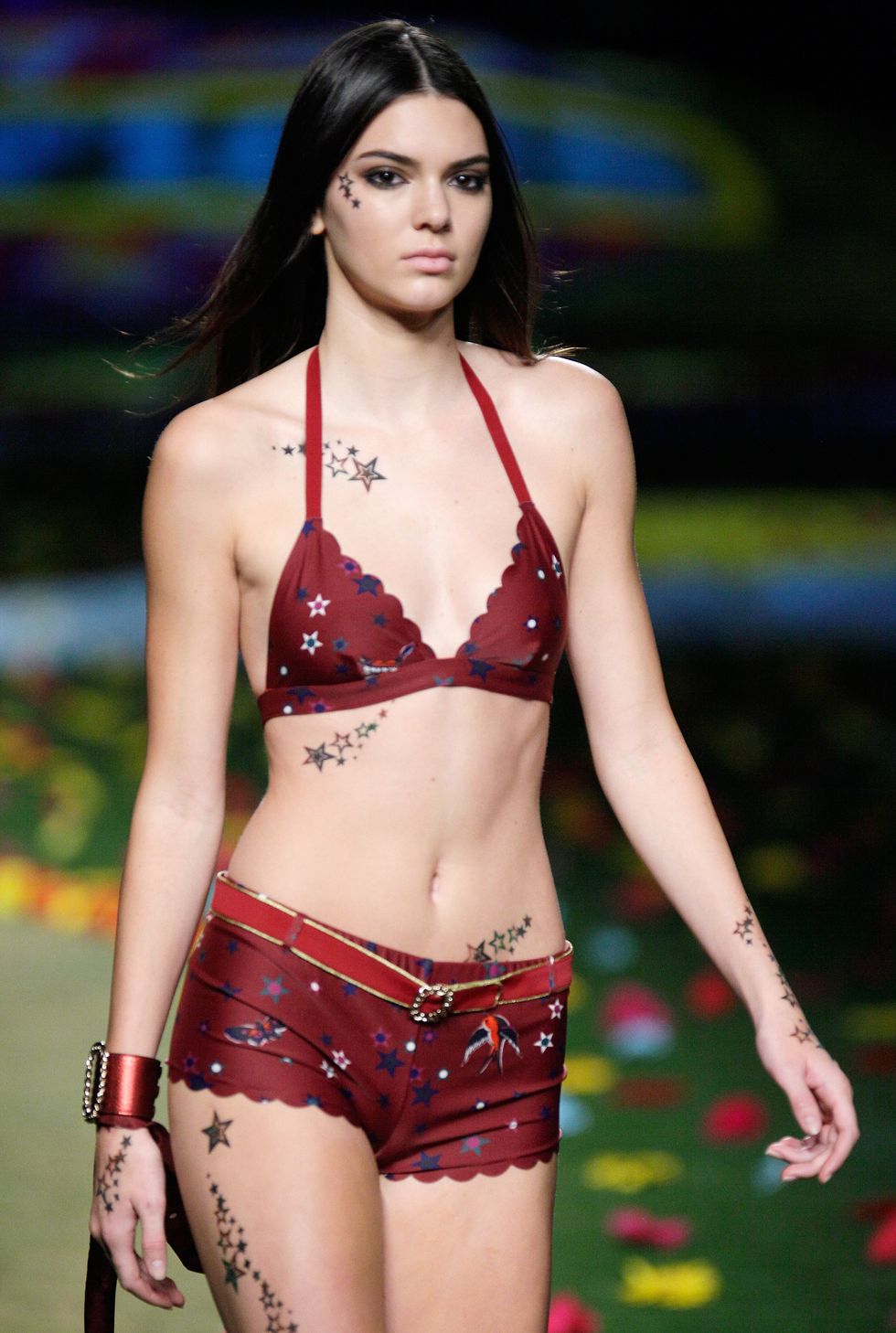 Kendall Jenner walking for Tommy Hilfiger at New York Fashion Week SS15