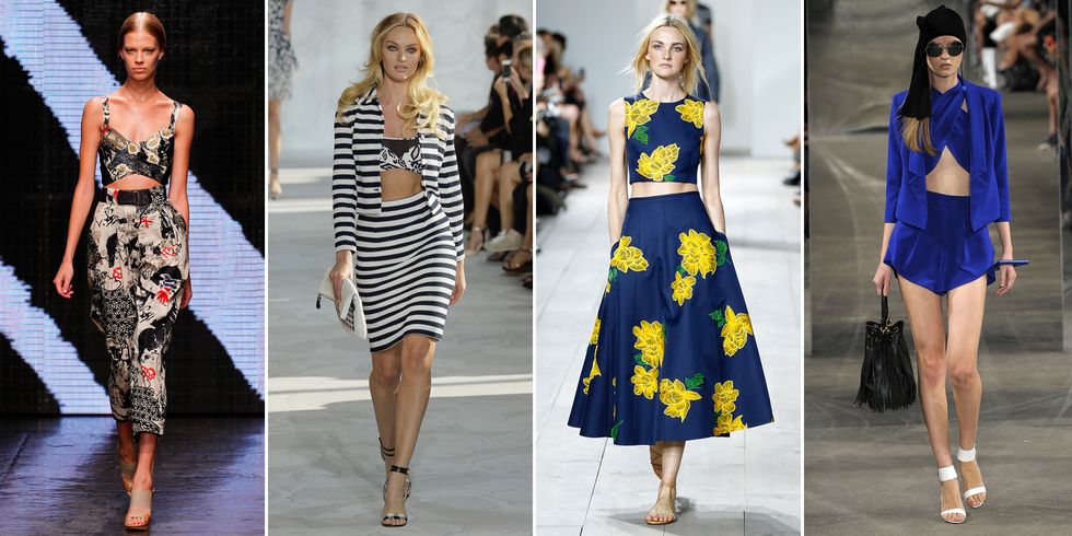 New York Fashion Week spring 2015: crop tops