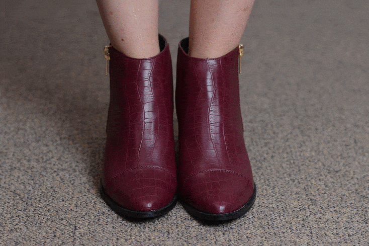 Schuh Burgandy boots