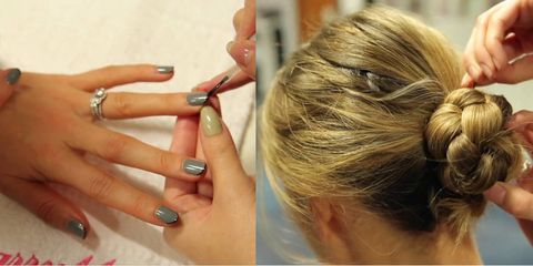 Hair and nail tutorial