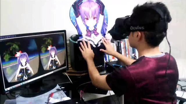Man creates boob-grabbing video game with virtual reality headset and reaches a new low