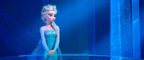 Frozen Inspired Wedding Dress In Photos
