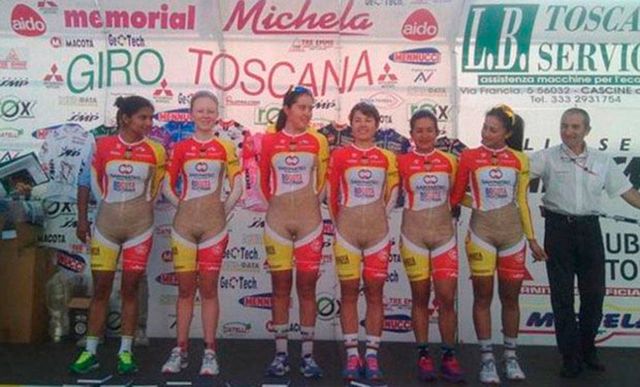 Unflattering Columbian women's cycling kit is causing all sorts of controversy