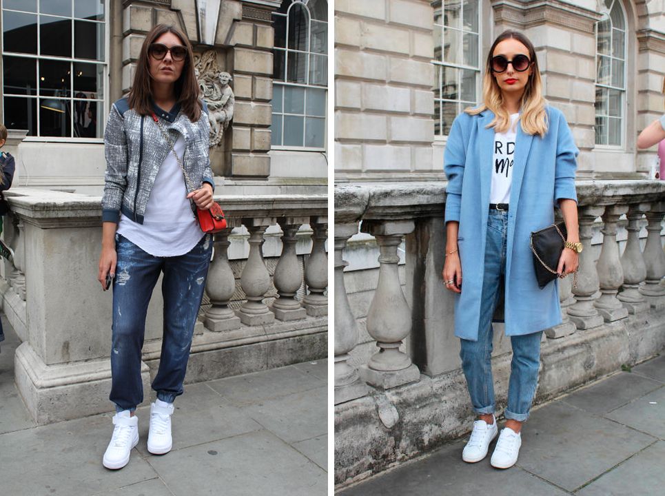 Street style sessions: how to wear white trainers