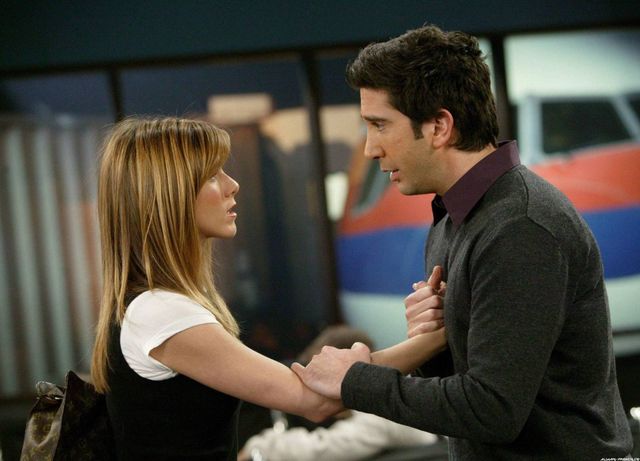 Ross and Rachel on Friends