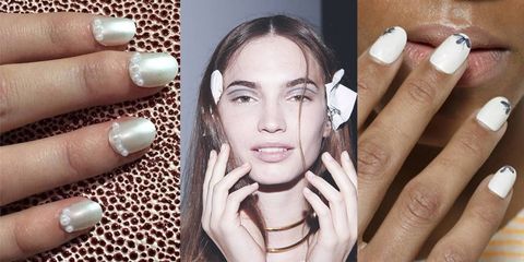 Chic nail art designs from LFW SS15 - nail trends London Fashion Week Spring/Summer  2014 - Cosmopolitan.co.uk