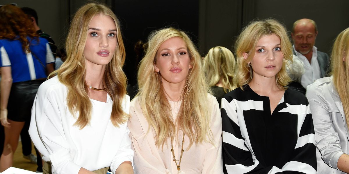 Rosie Huntington Whiteley, Olivia Palermo And Ellie Goulding At Chloe 