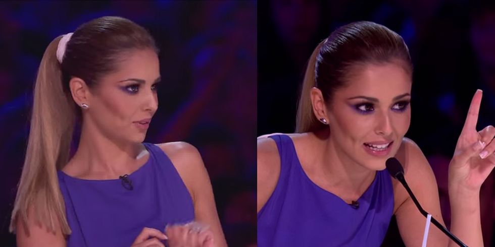 Cheryl's X Factor 2014 hair and makeup looks
