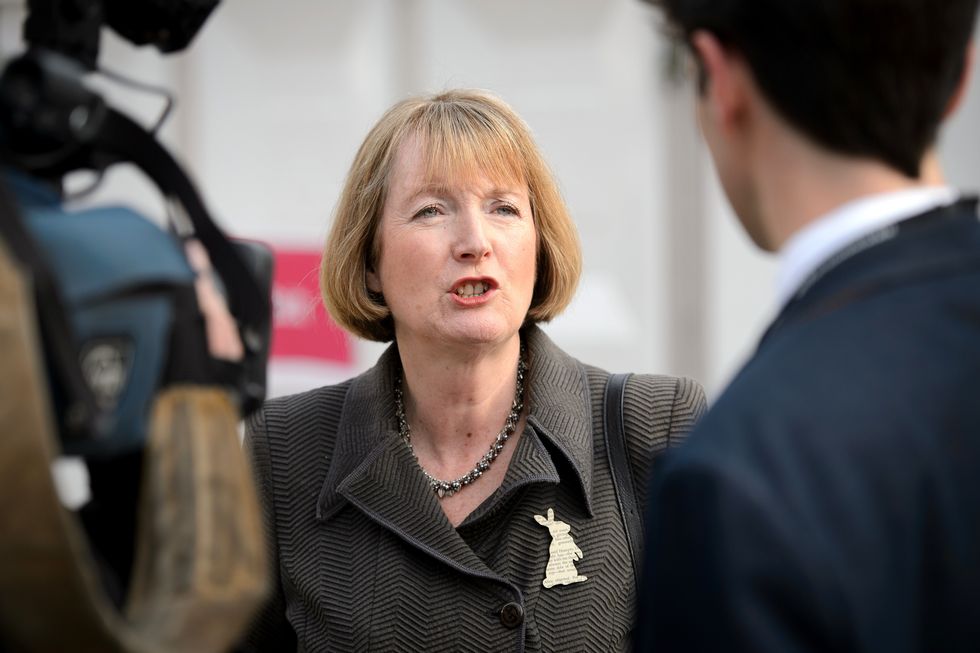Harriet Harman at Labour Party conference 2014