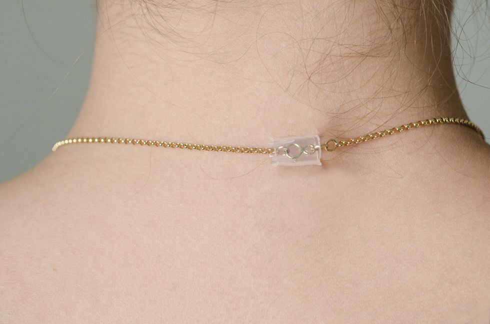 How to prevent your hair from getting caught in your necklace clasp