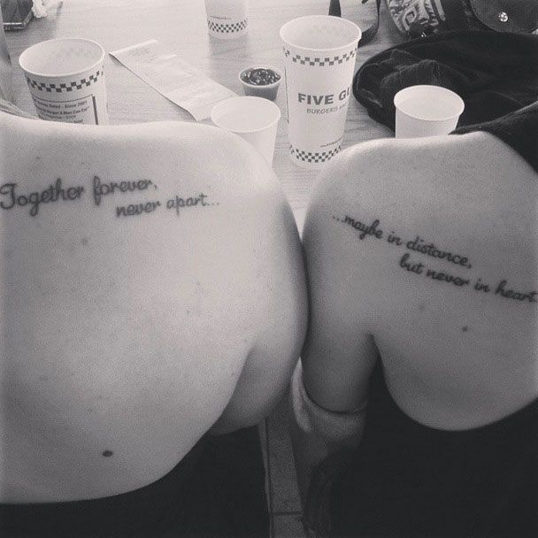 Tattoo uploaded by Jamaica Shyne • Bestfriend/ sister tattoos #bestfriend # sister #matching #toinfinityandbeyond • Tattoodo