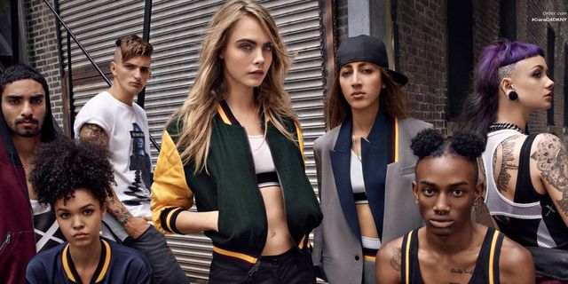 Cara Delevingne x DKNY collection in pictures