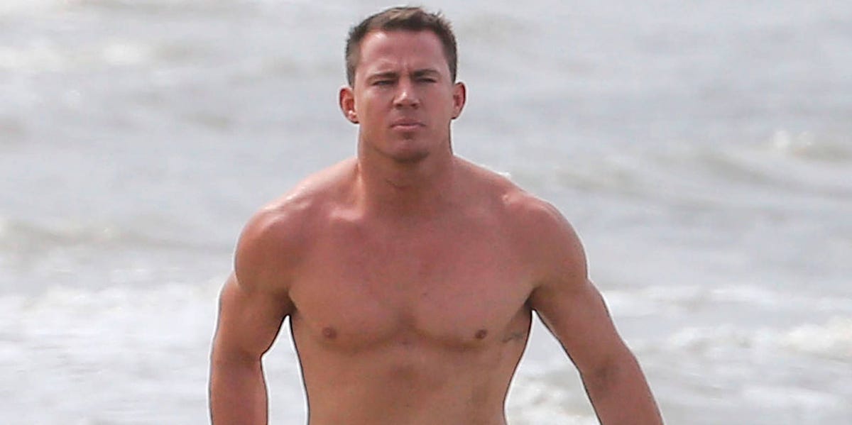 pictured shirtless channing tatum