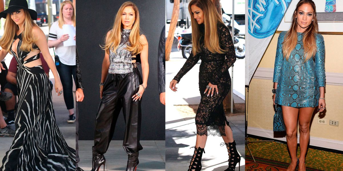 Jennifer Lopez' amazing American Idol wardrobe