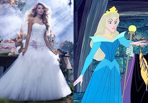 The Disney Princess Wedding Dress Collection Is A Thing