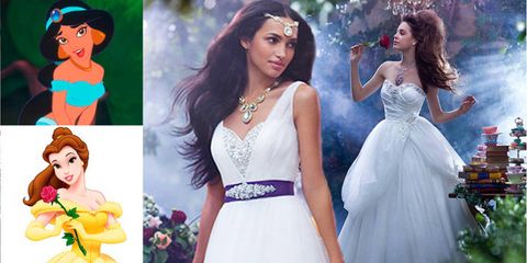 The Disney Princess Wedding Dress Collection Is A Thing