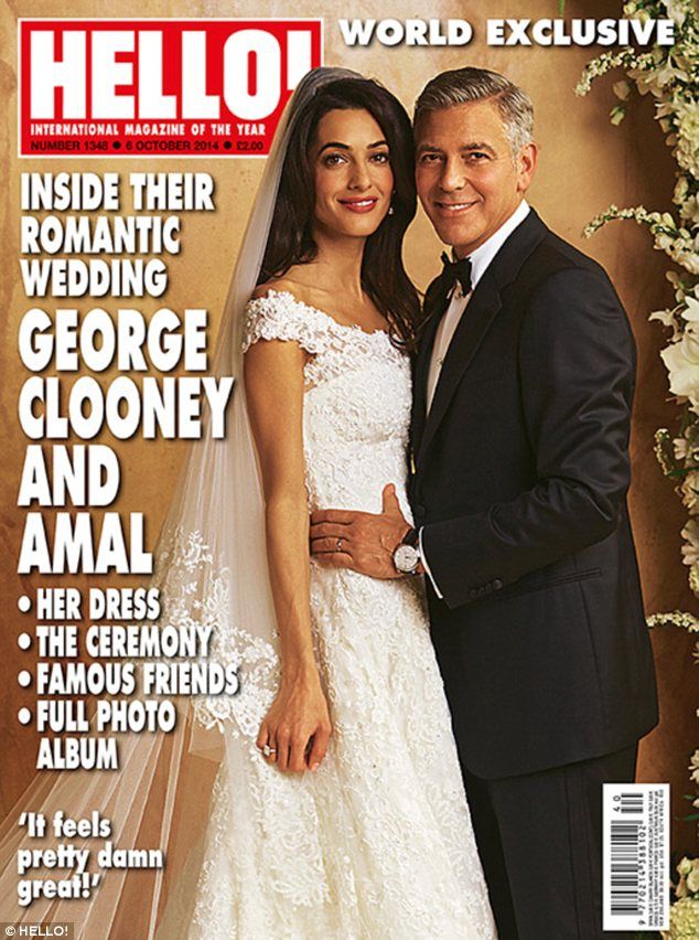 Amal Alamuddin and George Clooney's wedding photos