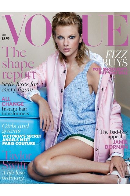 Taylor Swift debut Vogue UK cover hairstyle