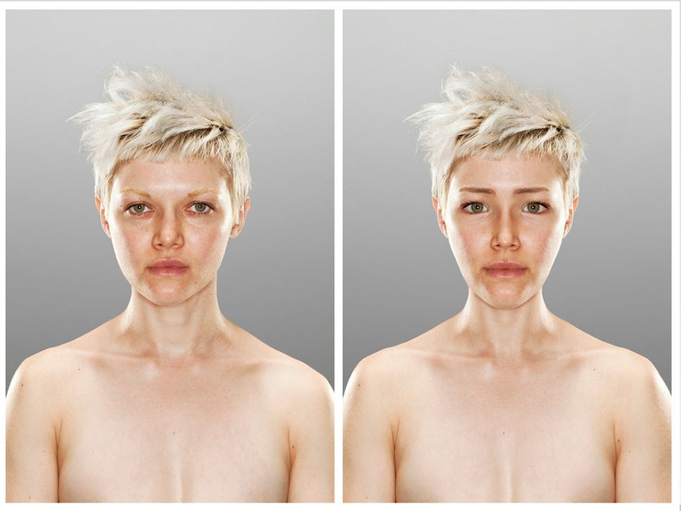 What people REALLY want to look like - photoshopping under brain scan experiment - Original Ideal