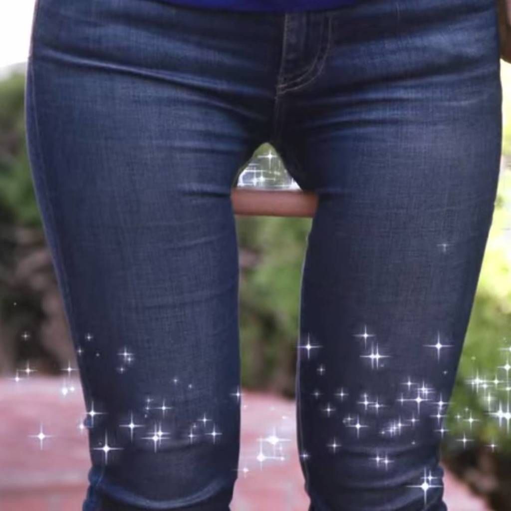 Who knew you could get thigh gap jeans? Well you can according to