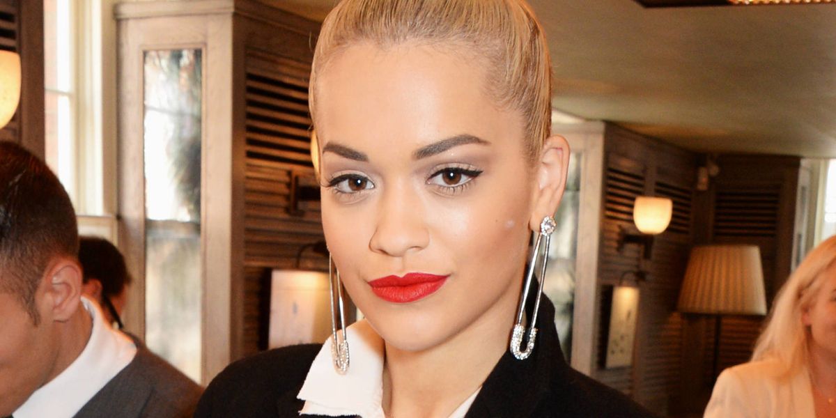 Rita Ora gives her edgy and elegant take on see-through skirts