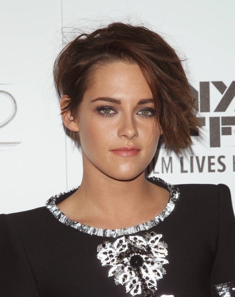 Kristen Stewart's new crop haircut Kristen Stewart's new crop haircut