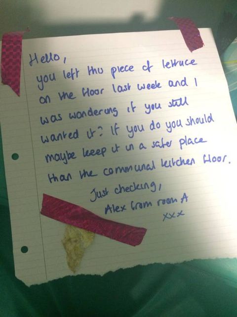 26 passive aggressive housemate notes that are both hilarious and ...