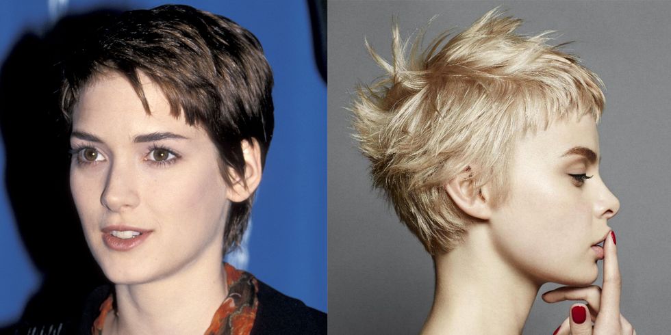 How to do the 90s hair trends now - Winona Ryder crop hairstyle