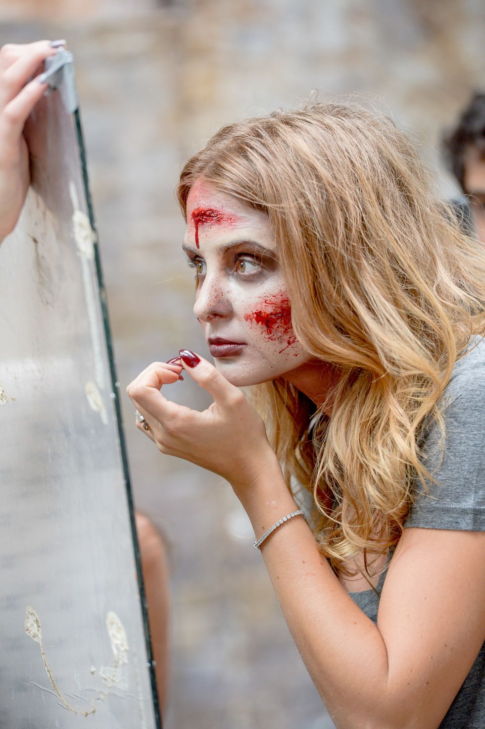 Millie Mackintosh's gruesome Halloween makeover for The Walking Dead - video tutorial and interview - Cosmopolitan.co.uk