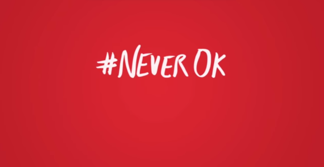 Exeter's #NeverOk campaign