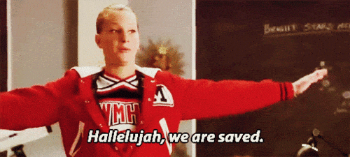Glee Hallelujah we're saved