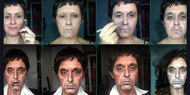 Lucia Pittalis makeup transformations - makeup artist self makeovers - Cosmopolitan.co.uk