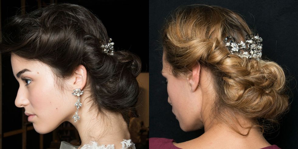Wedding hair inspiration from Bridal Fashion Week