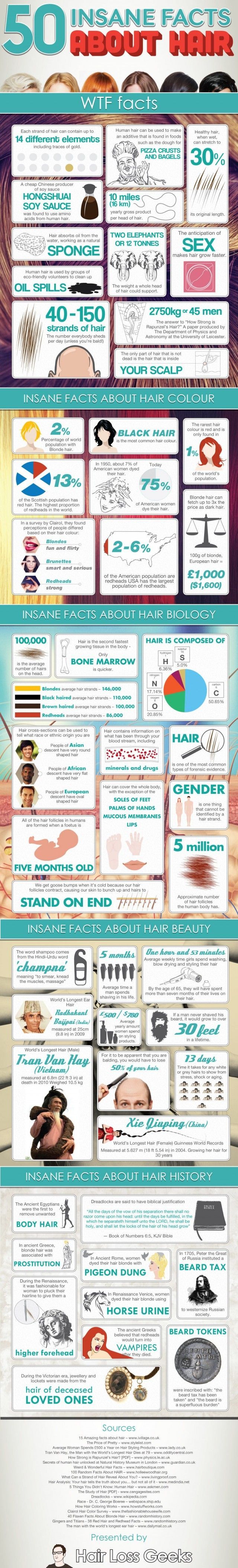 best hair  infographics