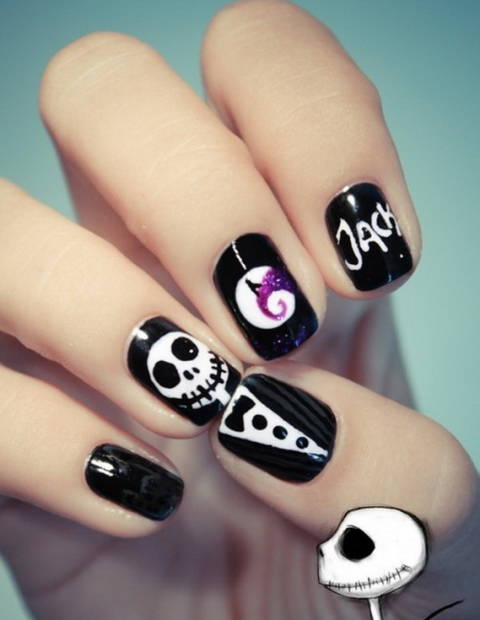 25+ Halloween Nail Art Designs - Cool Halloween Nails For 2018 Halloween nails - nail art ideas to try - 25+ Halloween Nail Art Designs - Cool Halloween Nails For 2018