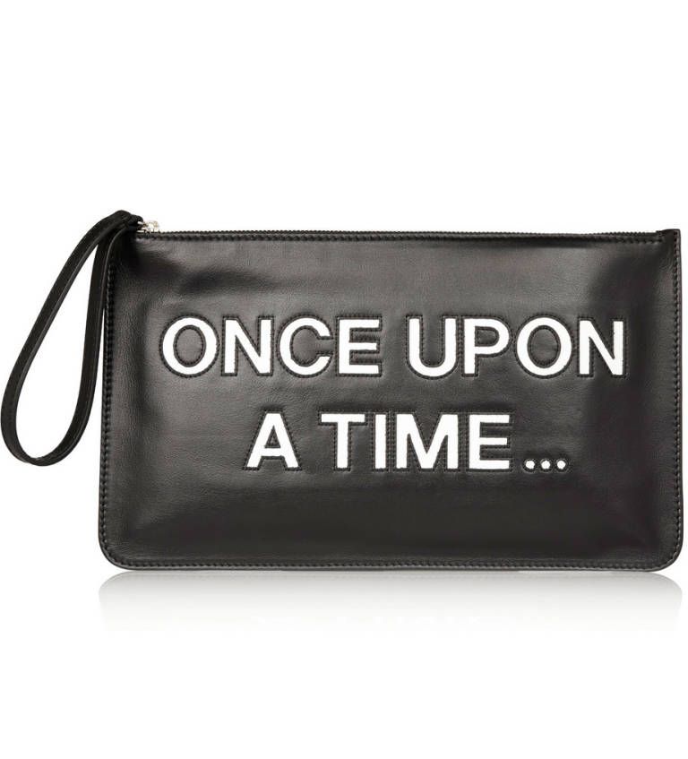 <a href="http://www.net-a-porter.com/product/472630/REDValentino/once-upon-a-time-leather-clutch" target="_blank">Once Upon A Time Leather Clutch, £265, REDValentino</a>