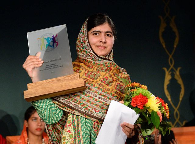 Malala Yousafzai is announced as winner of the World Children's Prize, and donates her prize money to children in Gaza