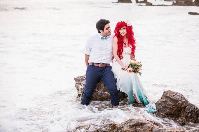The Little Mermaid wedding of dreams