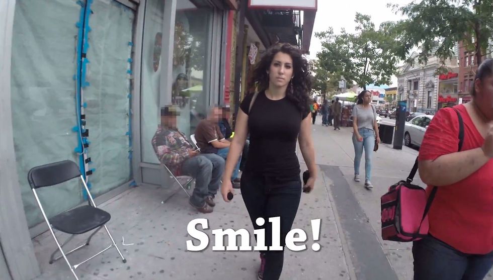 This disturbing catcalling video shows what it's REALLY like being harassed in the street