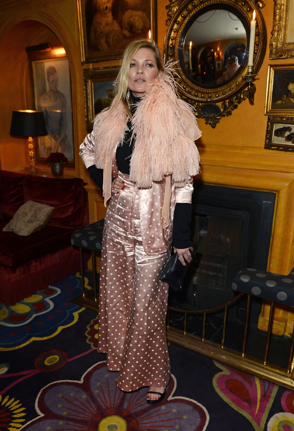 Kate Moss at Annabel's last night