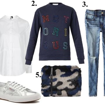 Ways to wear a white shirt: weekend wardrobe