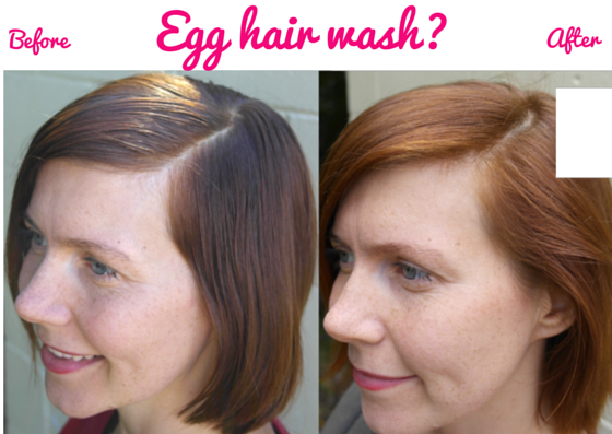 Egg hair wash – a cracking alternative to shampoo - before and after picture - Cosmopolitan.co.uk